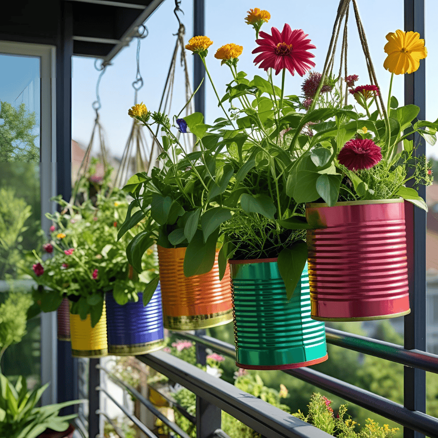 Tin Can Planters
